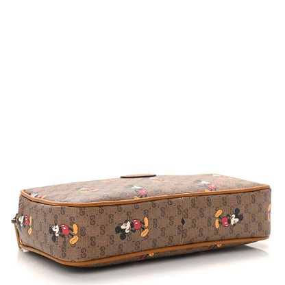 Gucci X DISNEY Mini Vintage GG Supreme Monogram Mickey Mouse Small Belt Bag 95 38 Beige Vintage Sun Oil 4 of 10