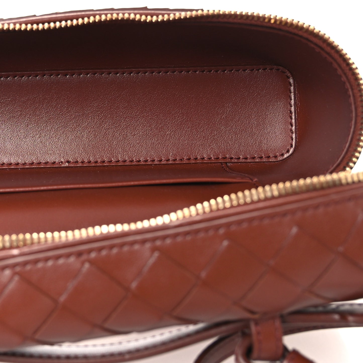 Nappa Intrecciato Bang Bang Vanity Case Sapele