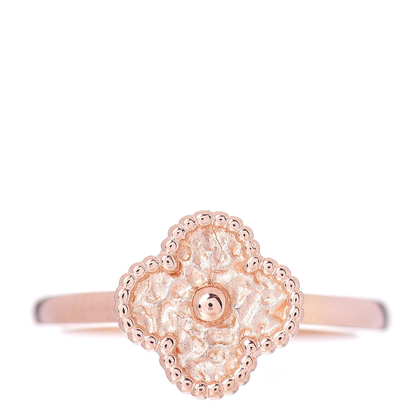 18K Rose Gold Sweet Alhambra Ring 49 4.75
