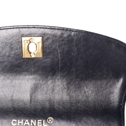 Chanel Lambskin Quilted Small Single Flap Navy 10 of 17