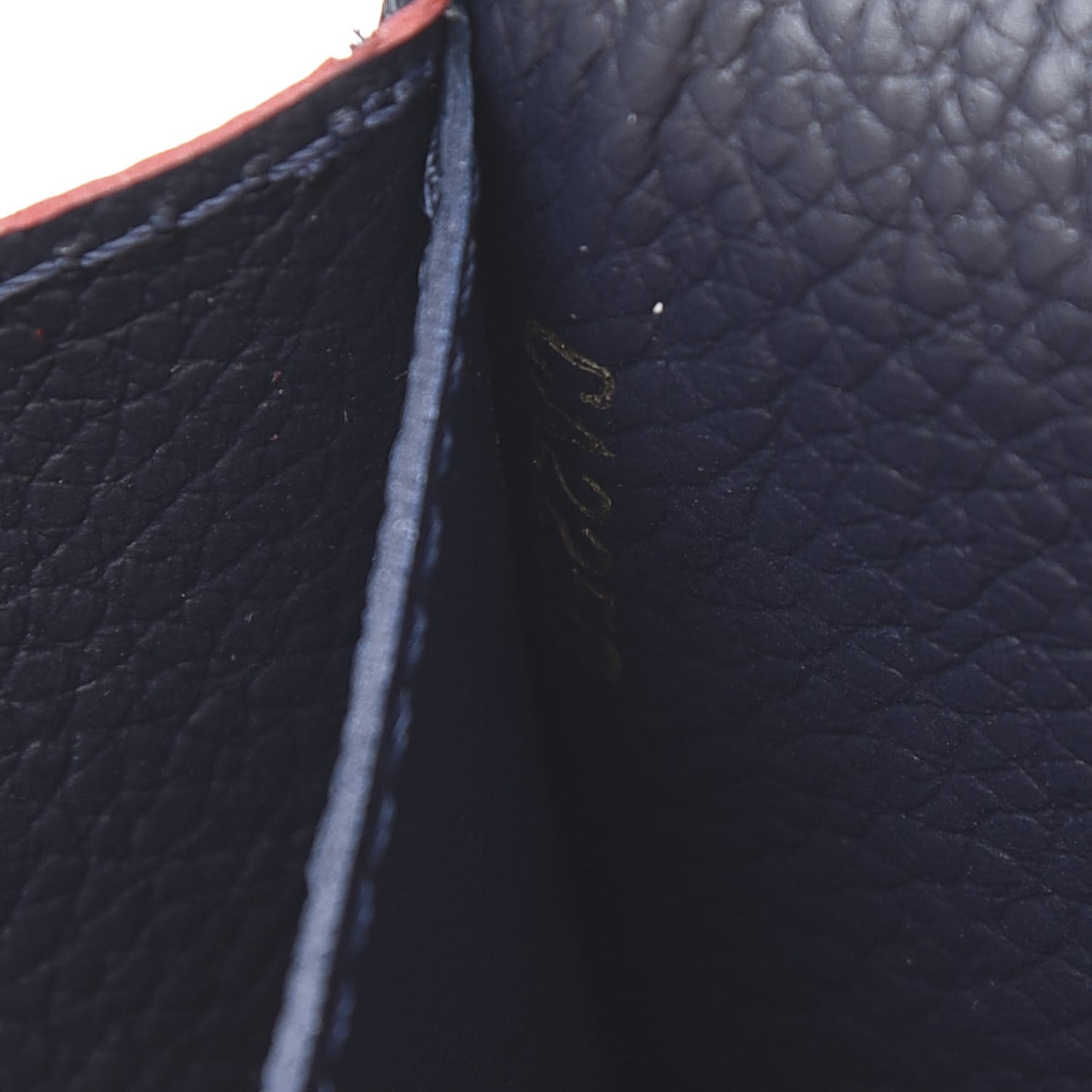 Empreinte Emilie Wallet Marine Rouge