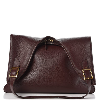 Hermes Taurillon Clemence Massai PM Havane 3 of 12