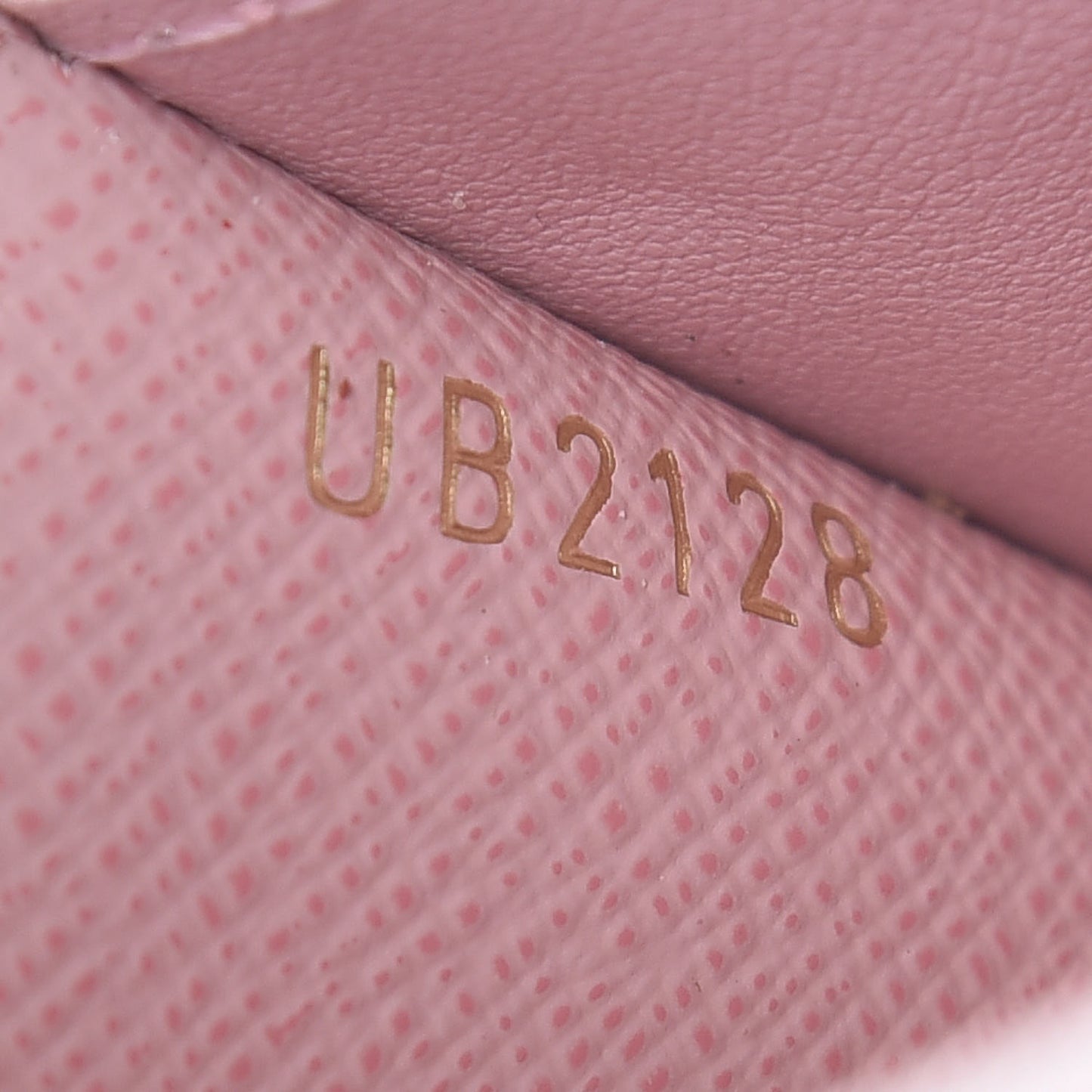 Damier Ebene Rosalie Coin Purse Rose Ballerine