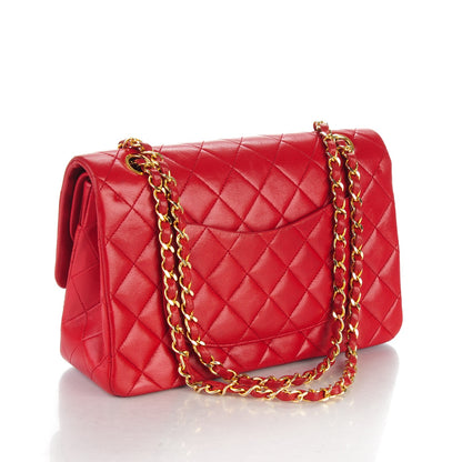 Chanel Lambskin Quilted Medium Double Flap Red 3 of 11