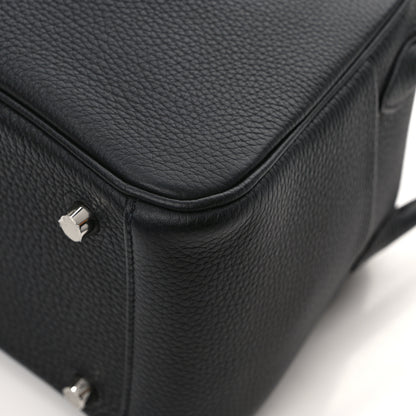 Hermes Taurillon Clemence Lindy 26 Black 10 of 10