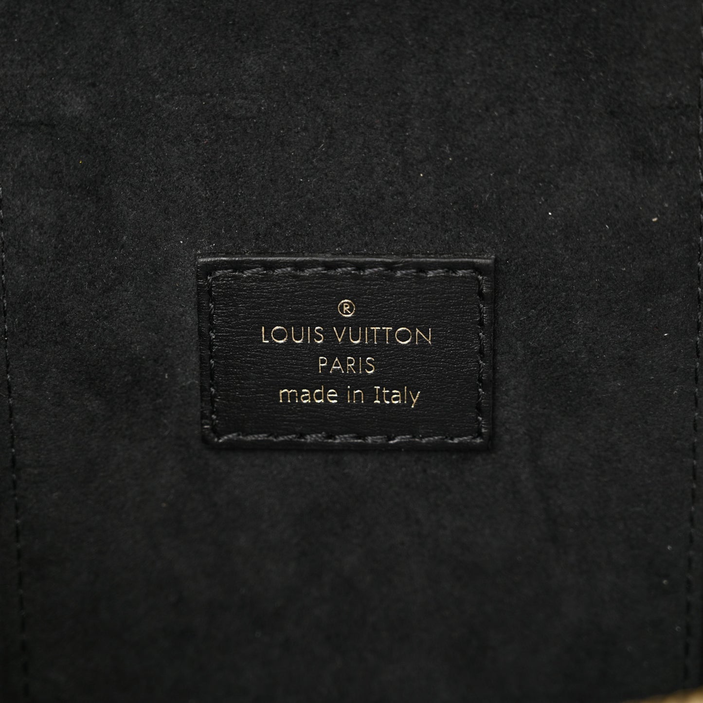 Reverse Monogram Vanity Chain Pouch