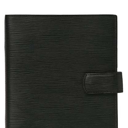 Louis Vuitton Epi Large Ring Agenda Cover Black 7 of 11