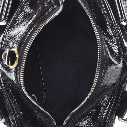 Chloe Crinkled Patent Betty Shoulder Bag Black 5 of 9