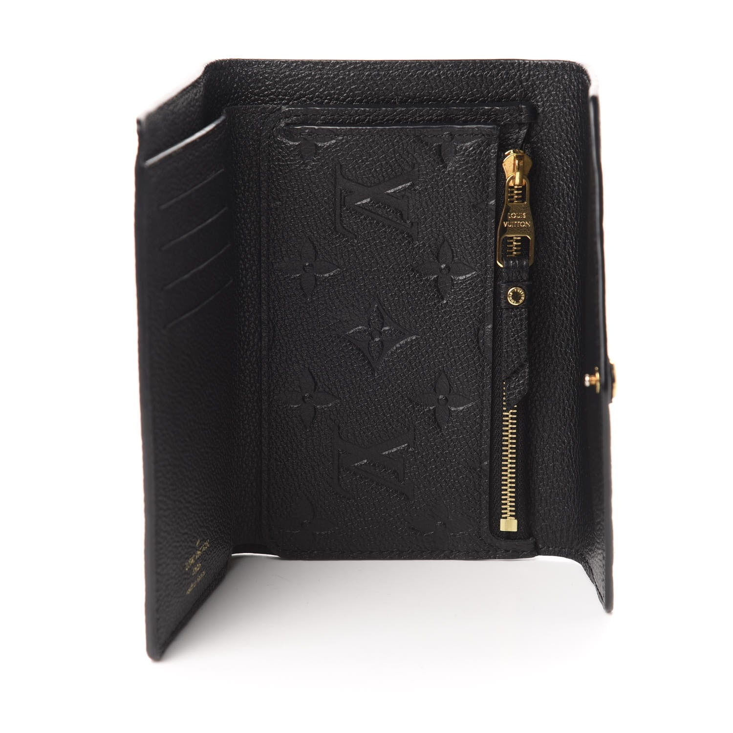 Louis Vuitton Empreinte Compact Curieuse Wallet Black 5 of 7