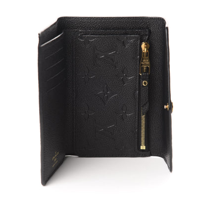 Louis Vuitton Empreinte Compact Curieuse Wallet Black 5 of 7