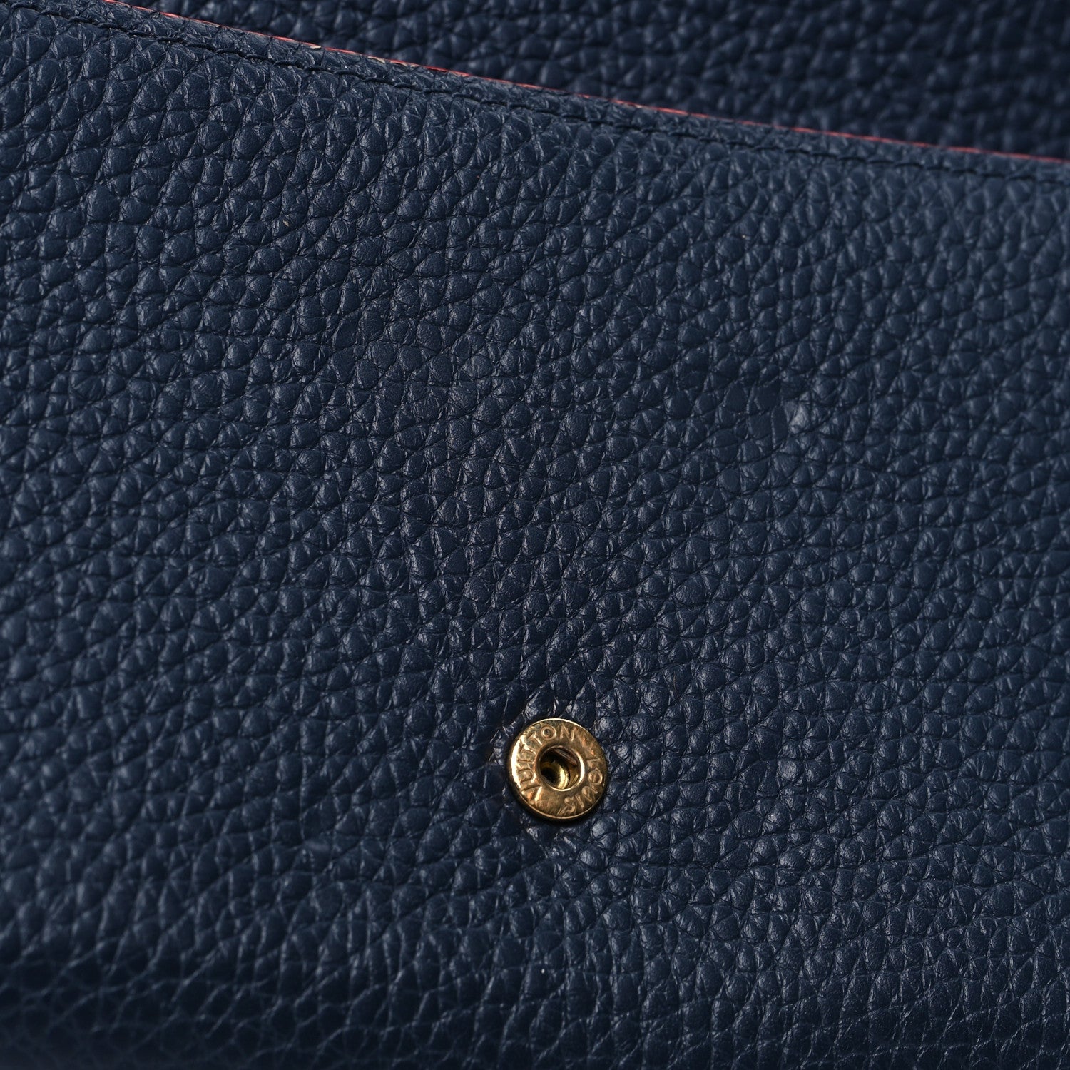 Louis Vuitton Taurillon Capucines Wallet Marine Rouge 10 of 12