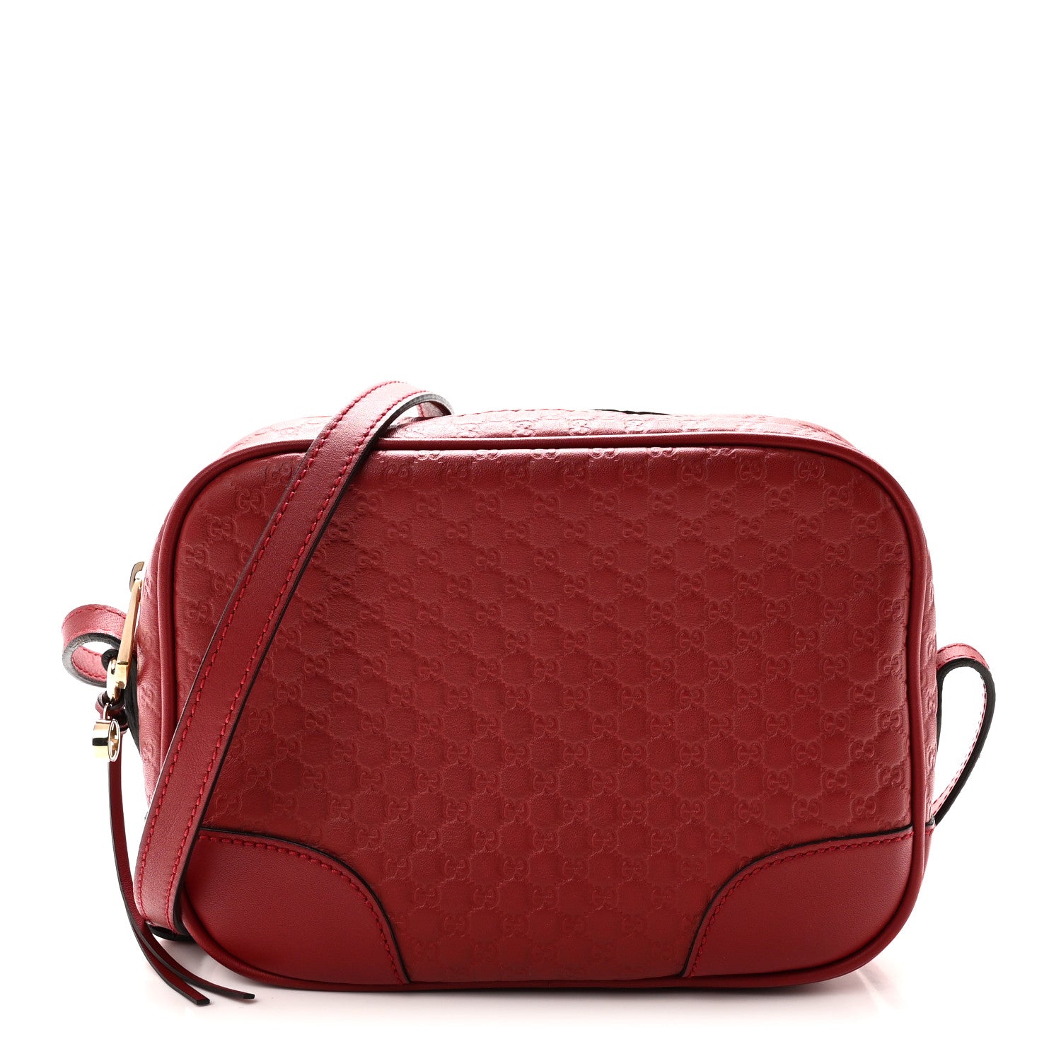 Gucci Microguccissima Mini Bree Messenger Bag Red 1 of 11