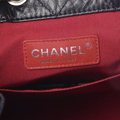 Chanel Aged Calfskin Quilted Small Gabrielle Backpack Black 6 of 9