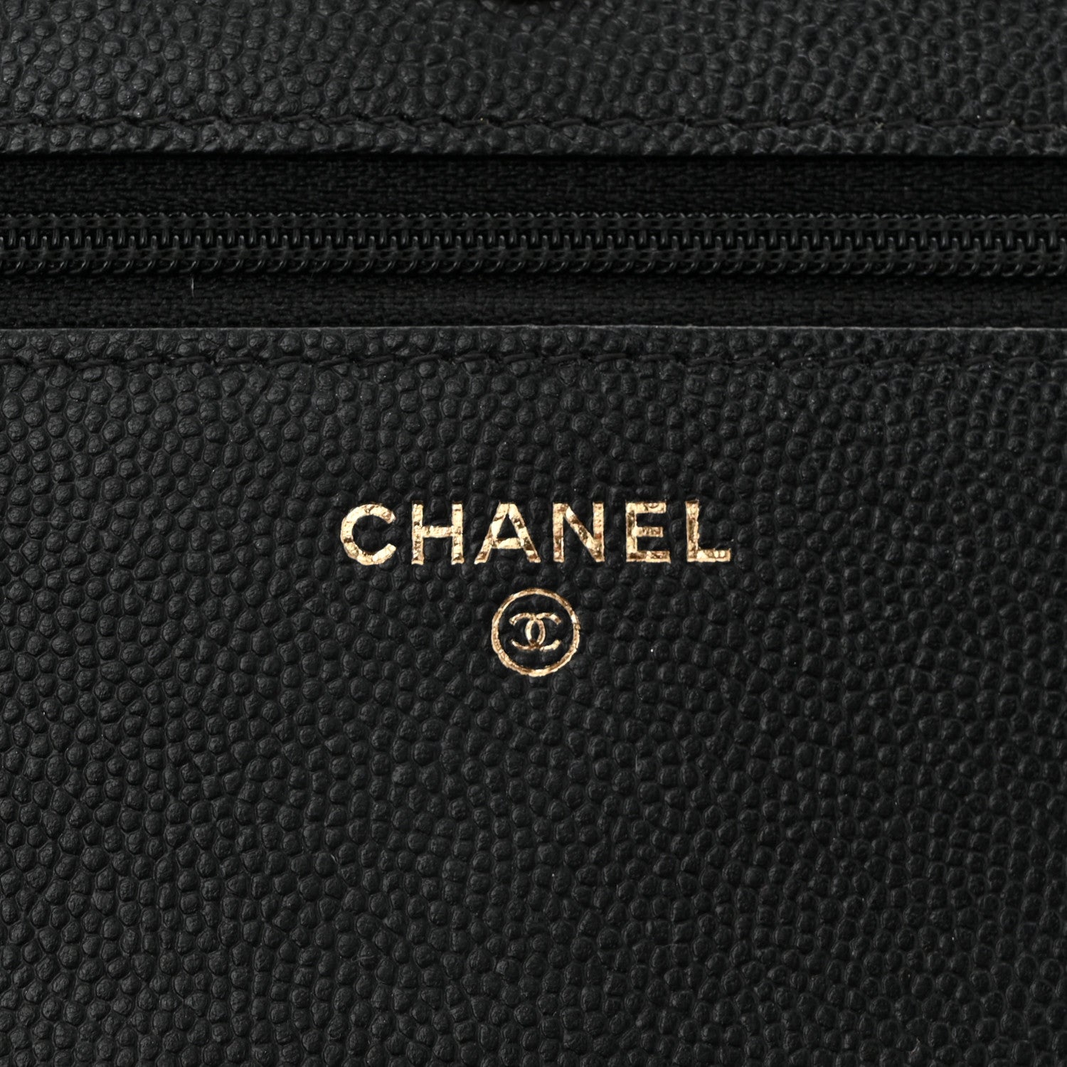 Chanel Caviar Quilted Vintage Mademoiselle Wallet On Chain WOC Black 6 of 15