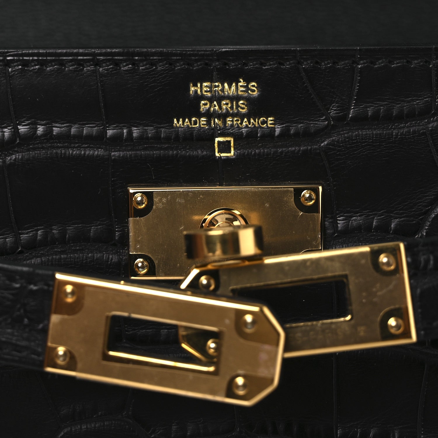 Hermes Matte Alligator Kelly Wallet To Go Black 6 of 12
