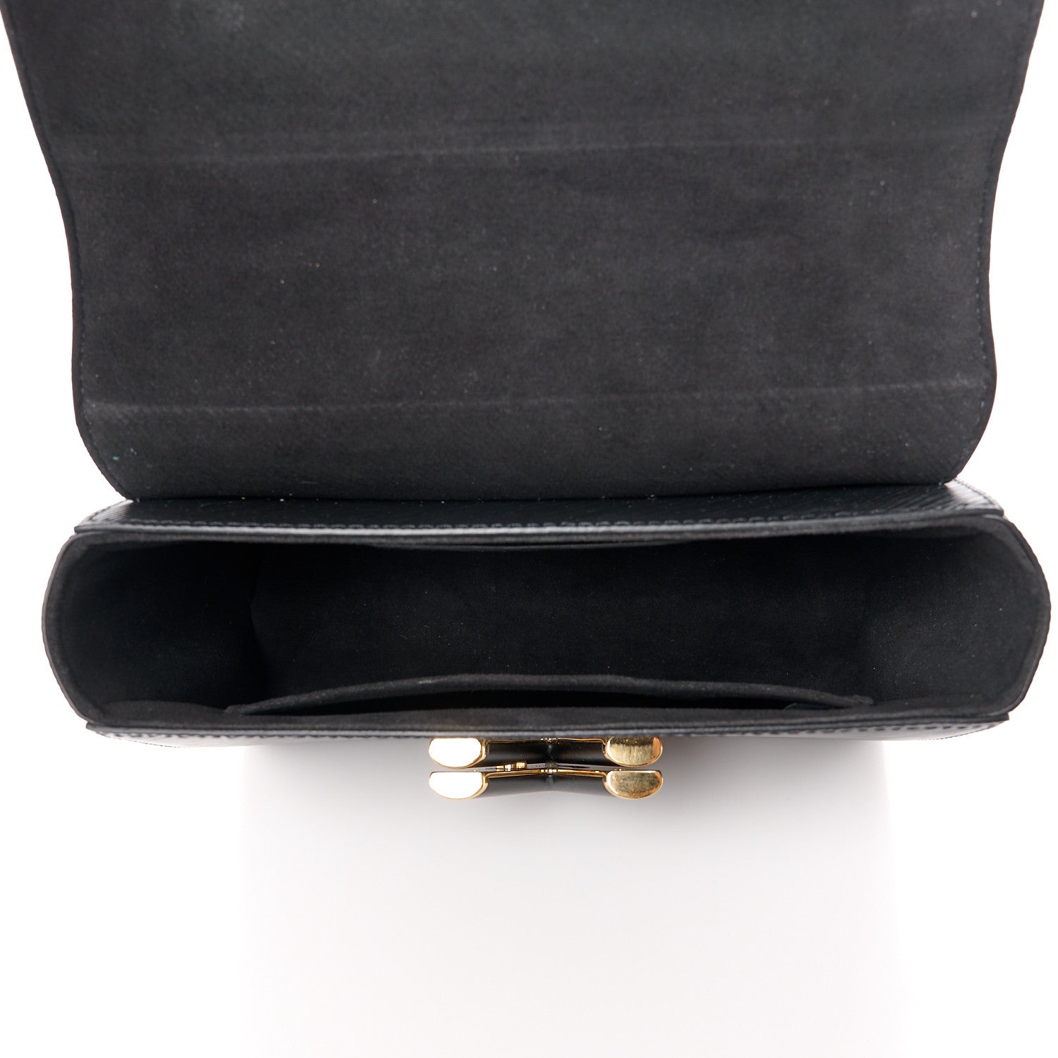 Louis Vuitton Epi Twist Shoulder Bag MM Matte Black Gold 6 of 12