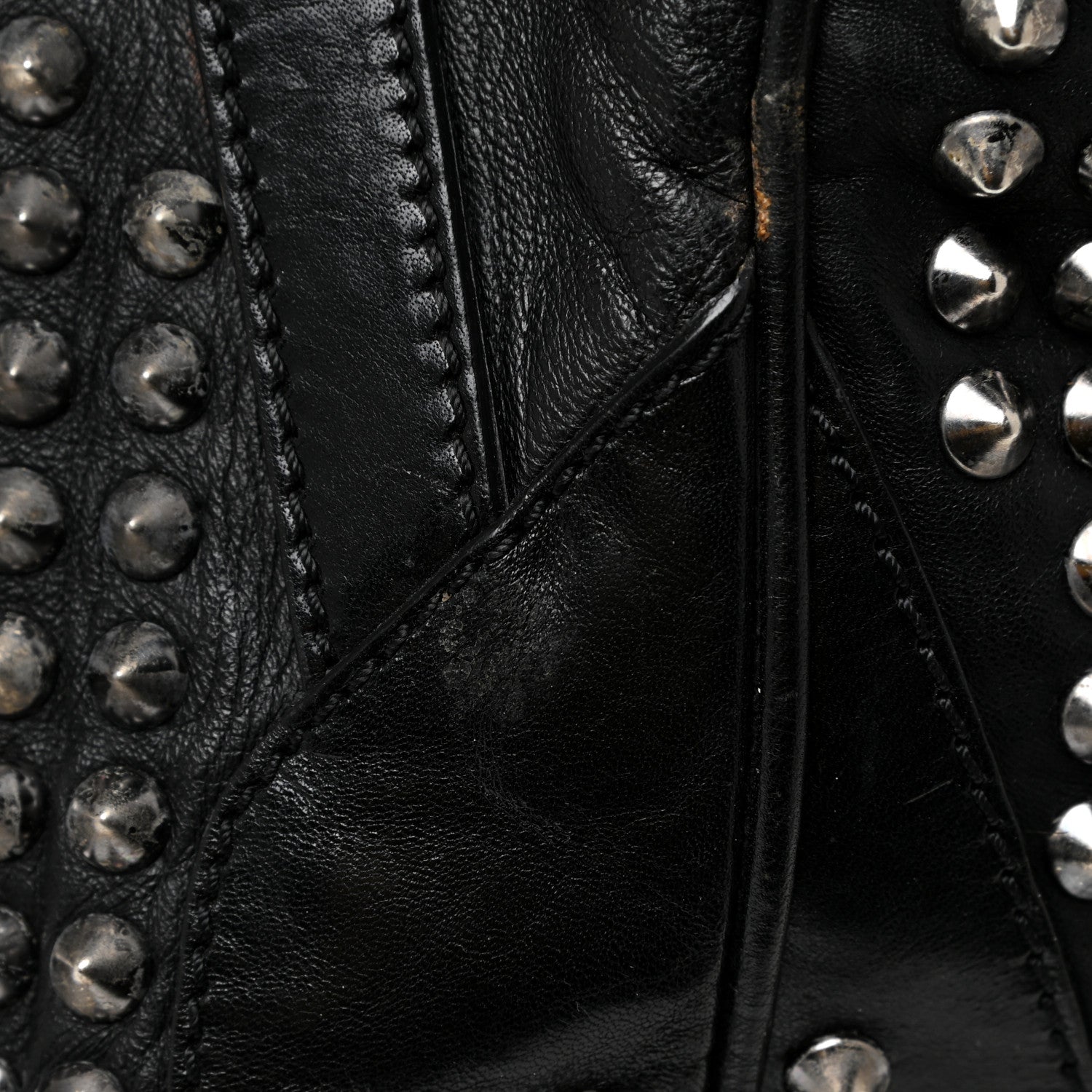 Burberry Lambskin Studded Small Edenham Satchel Black 23 of 35