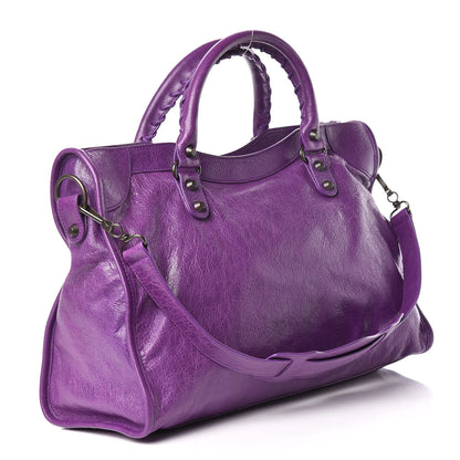 Balenciaga Agneau Classic Hardware City Ultraviolet 3 of 12