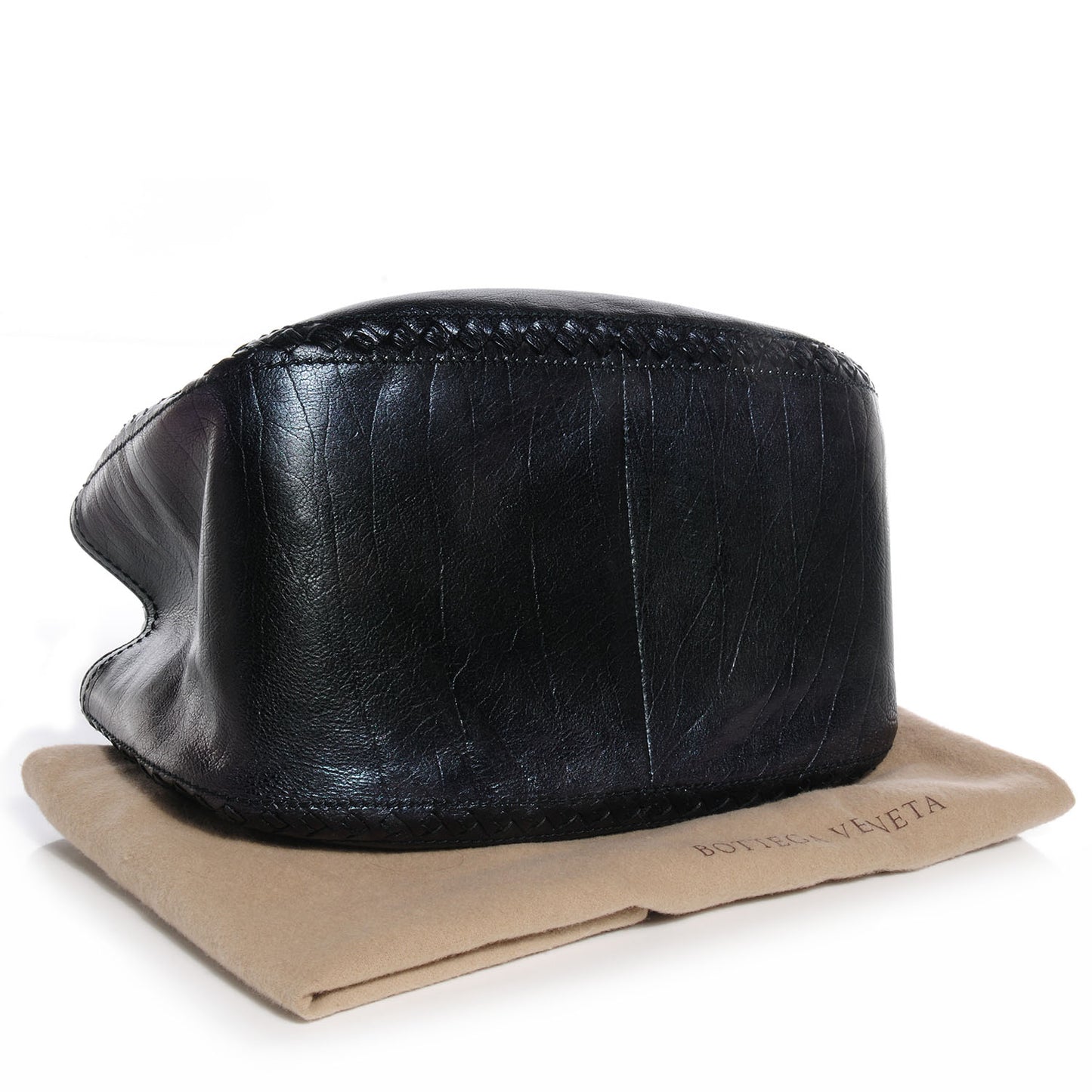 Iridescent Leather Shoulder Bag Green