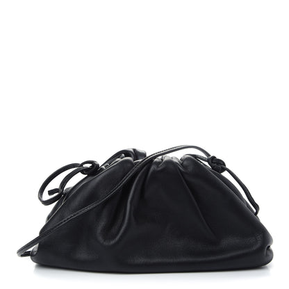 Bottega Veneta Butter Calfskin The Mini Pouch Black 1 of 9