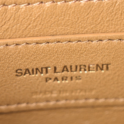 Saint Laurent Smooth Calfskin Mini Manhattan Shoulder Bag Tabac Brown 6 of 9