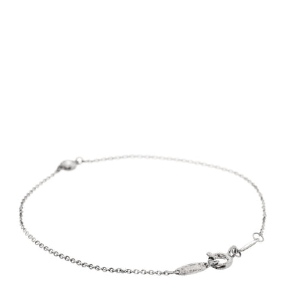 Tiffany Sterling Silver Diamond .05ct Elsa Peretti Diamonds by the Yard Bracelet 2 of 6