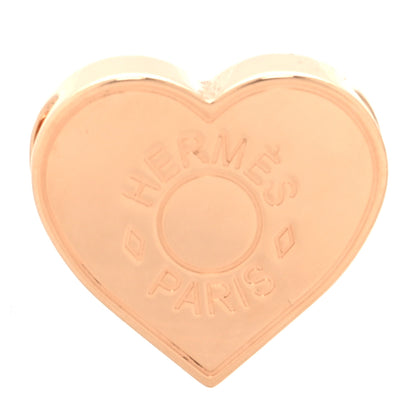 Hermes Rose Gold Plated Brass Mini Coeur Twilly Scarf Ring 1 of 3