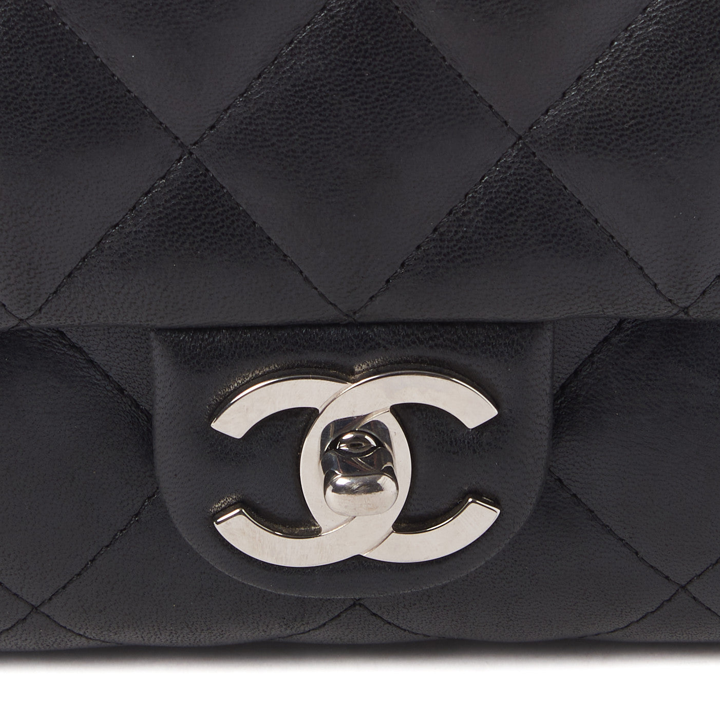 Lambskin Quilted Medium Kelly Flap Bag Black