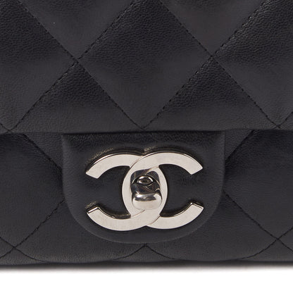 Chanel Lambskin Quilted Medium Kelly Flap Bag Black 8 of 10