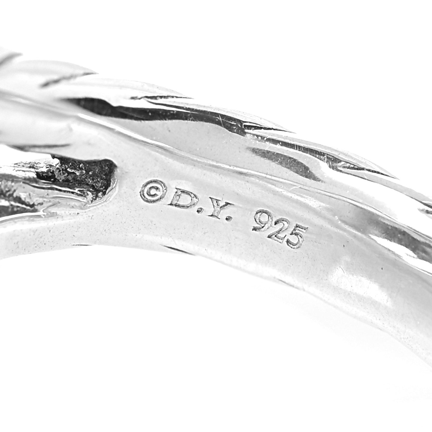 Sterling Silver Diamond Prasiolite 14mm Albion Ring 59 8.75