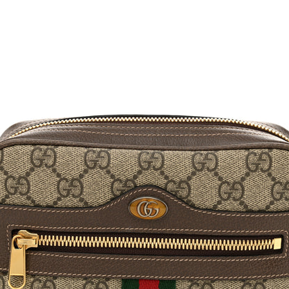 Gucci GG Supreme Monogram Web Small Ophidia Belt Bag 85 34 Dark Brown 8 of 12