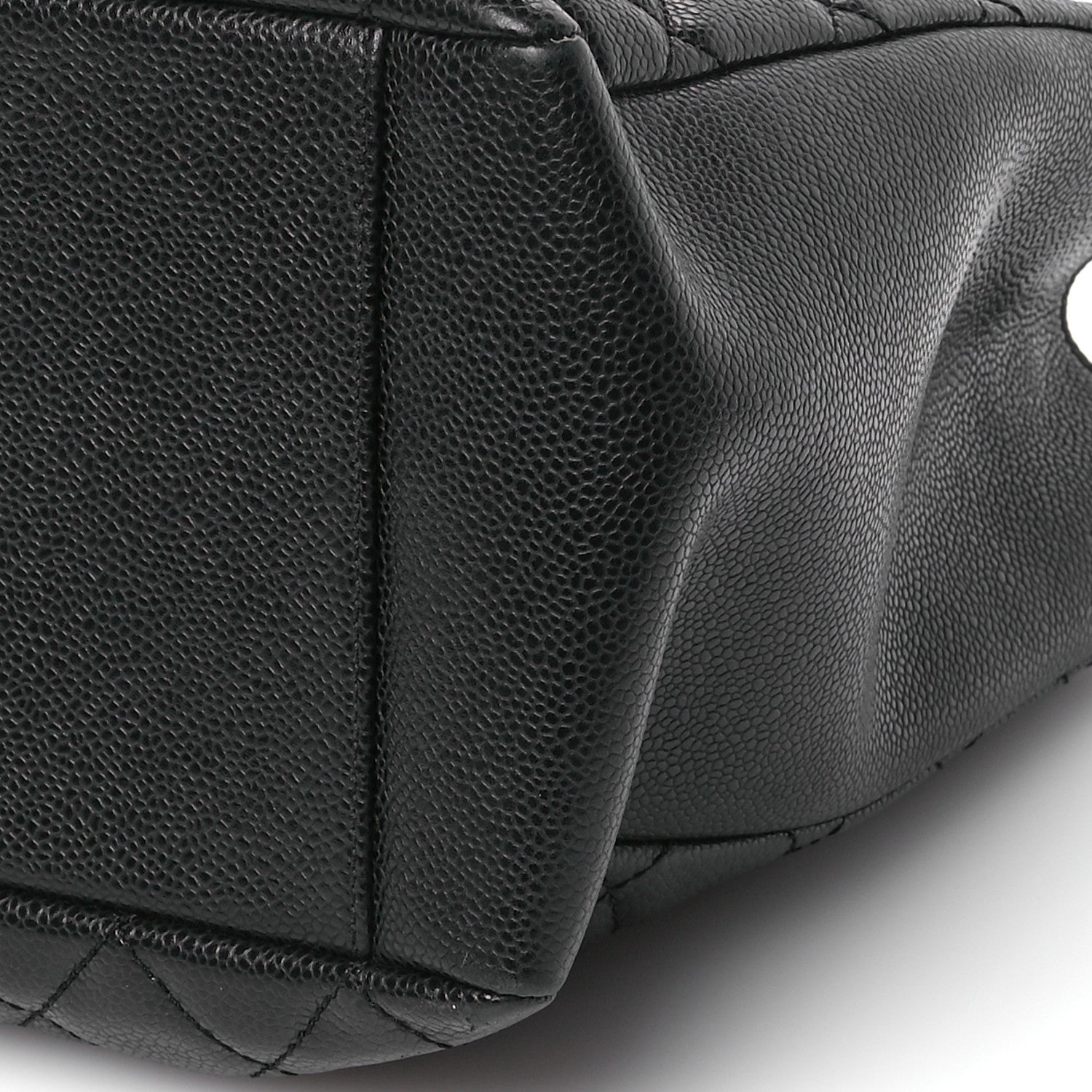 Chanel Caviar Quilted Grand Shopping Tote GST Black 10 of 10
