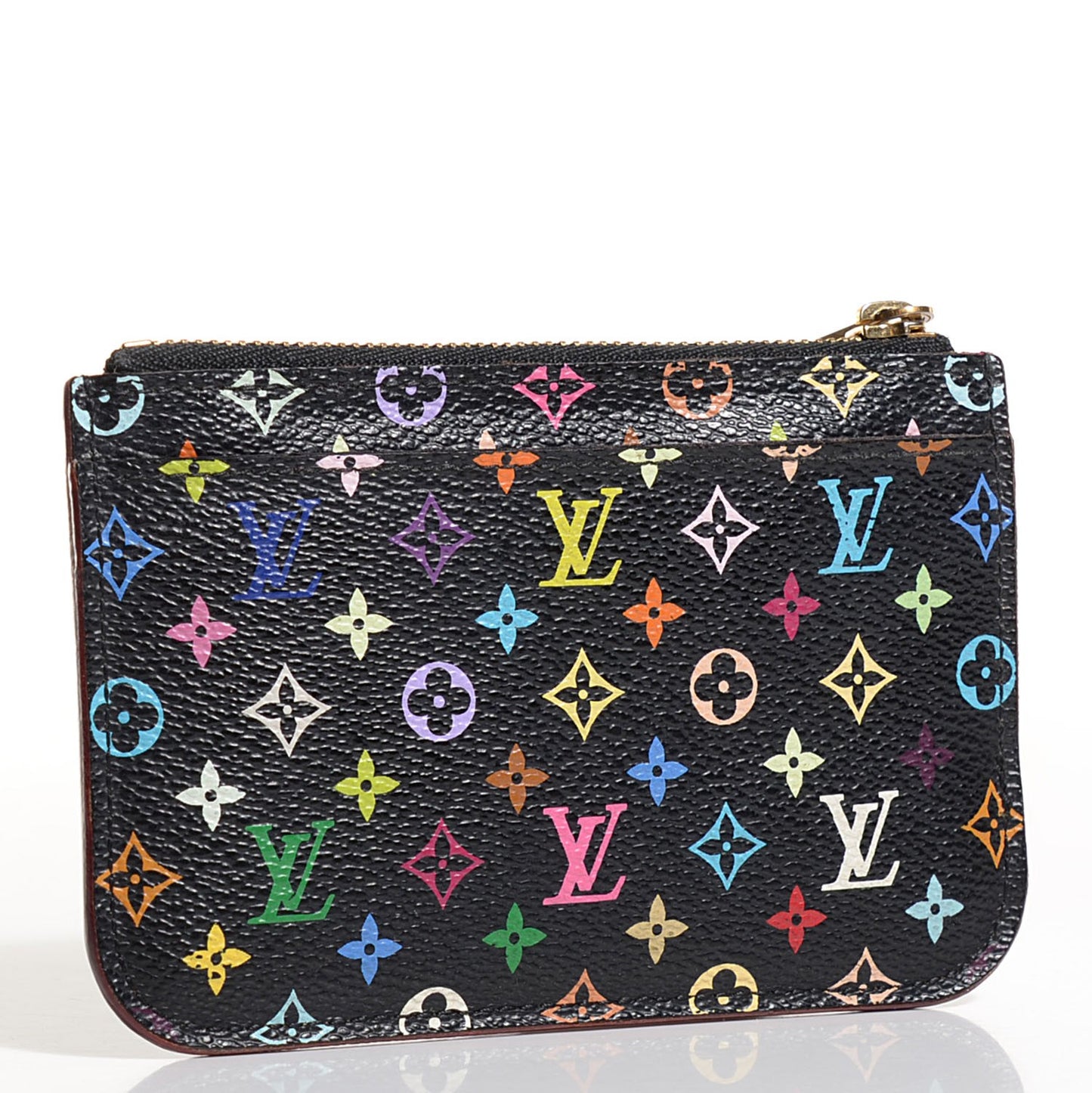 Monogram Multicolor Key Pouch Black Grenade
