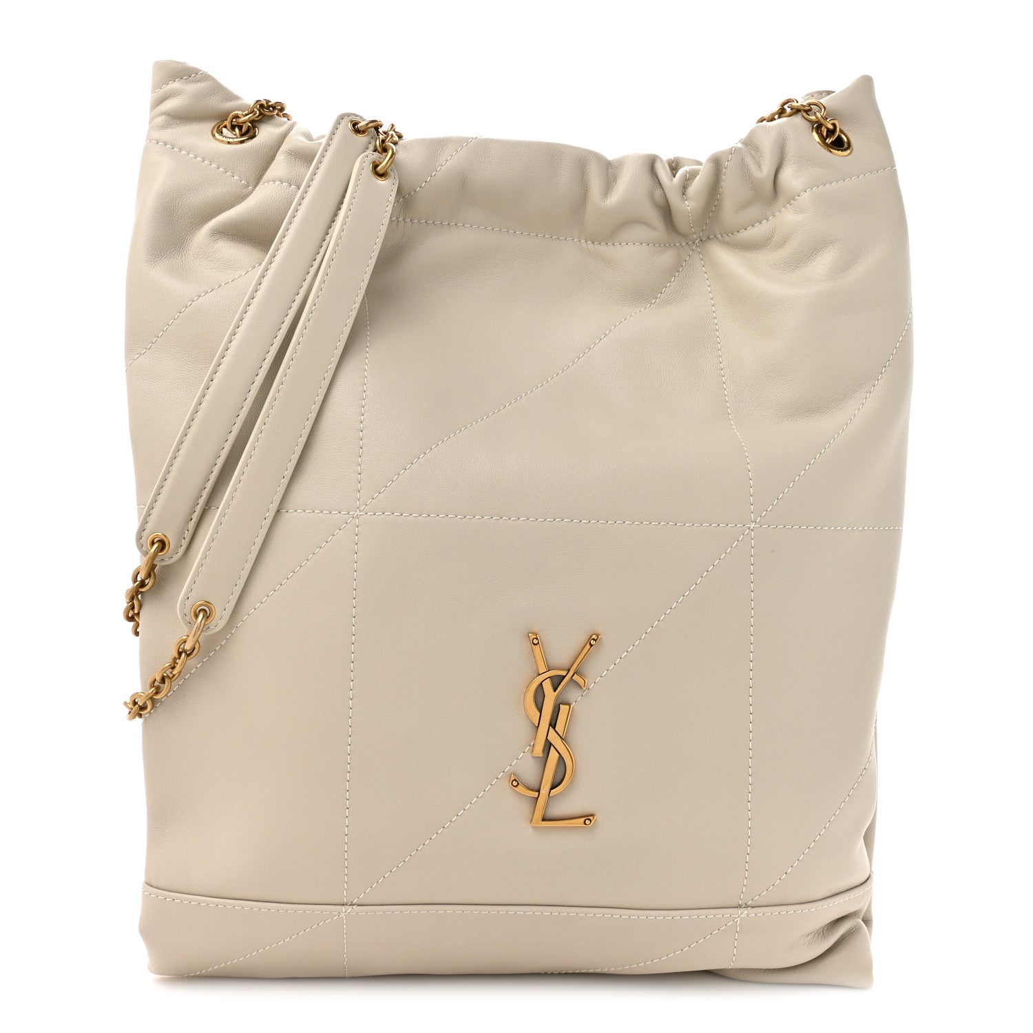 Saint Laurent Lambskin Matelasse Monogram Medium Jamie 4.3 Pochon