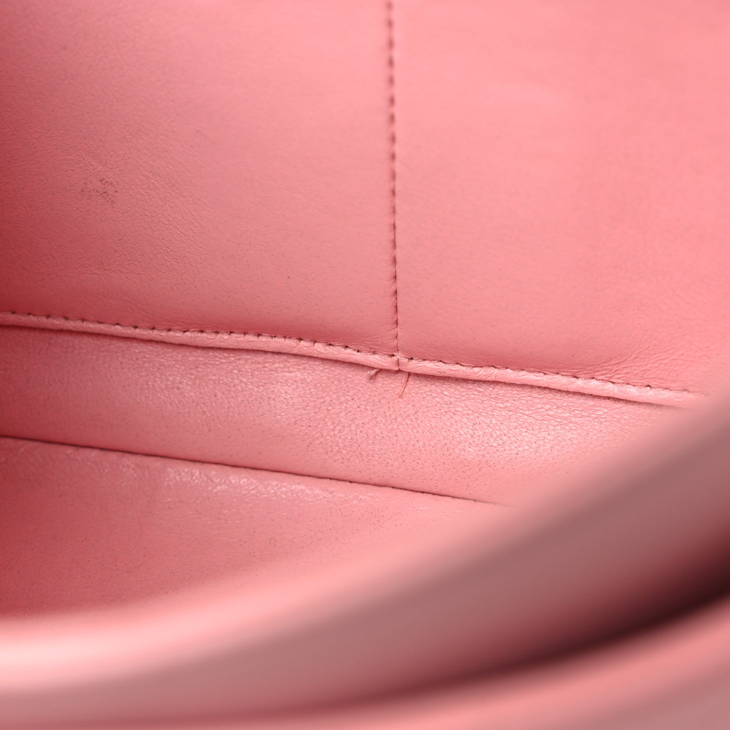 Chanel Lambskin Quilted Medium Double Flap Light Pink 12 of 17