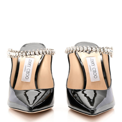 Jimmy Choo Patent Crystal Bing 100 Pumps 39.5 Black 2 of 9