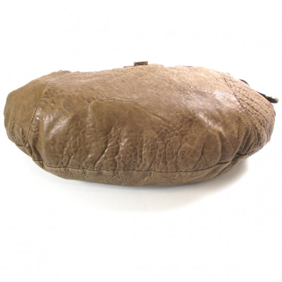 Drummed Leather Rania Hobo