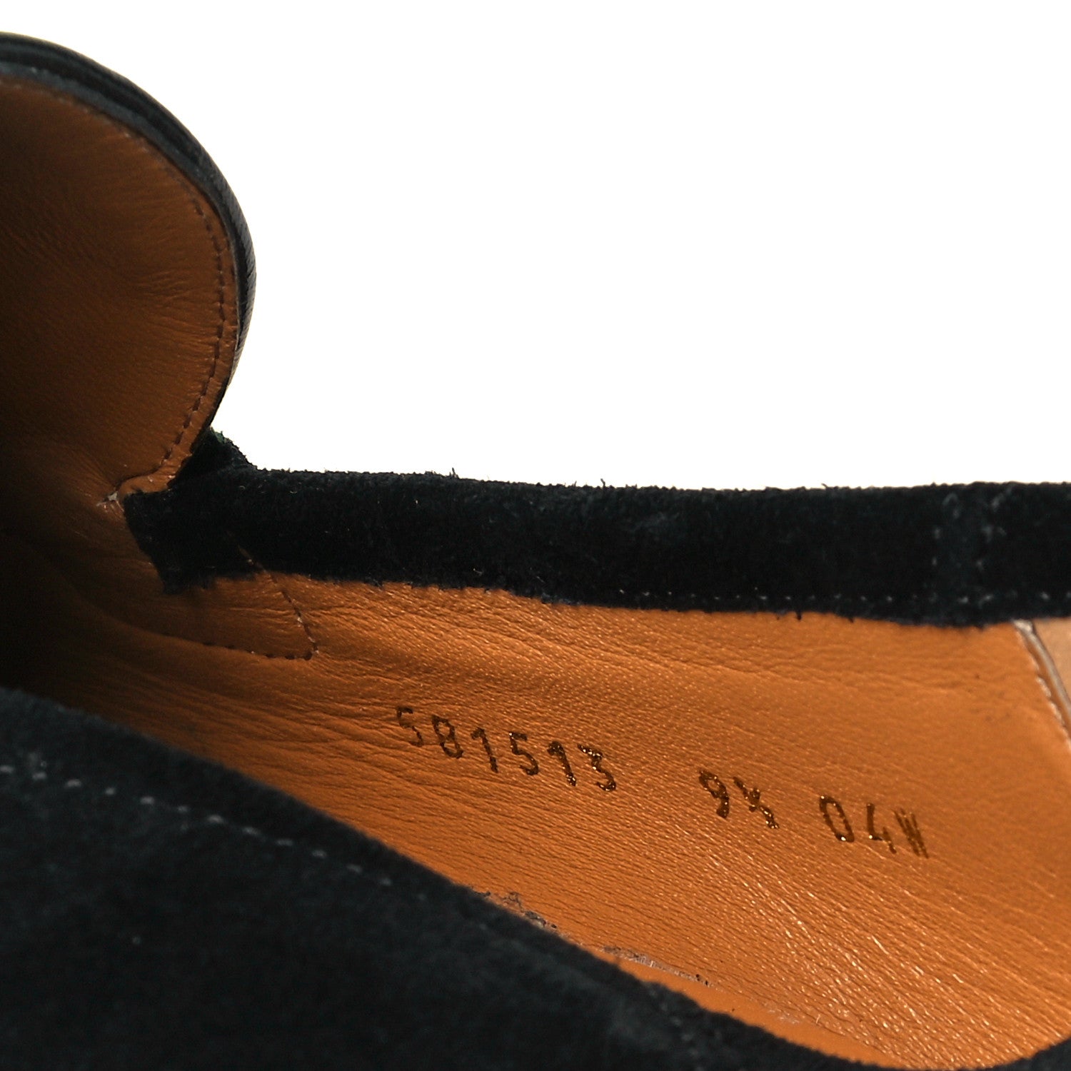 Gucci Suede Web Mens Horsebit Loafers 9.5 Black 8 of 8