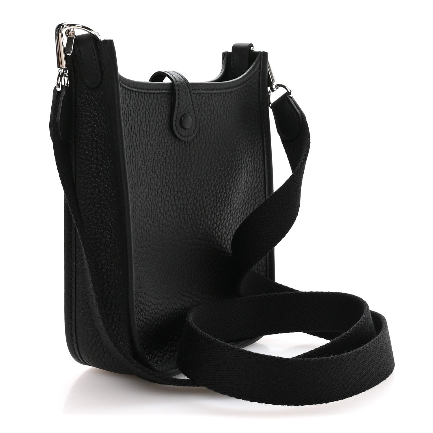 Hermes Taurillon Clemence Evelyne TPM Black 2 of 10