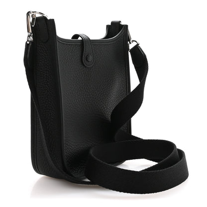 Hermes Taurillon Clemence Evelyne TPM Black 2 of 10