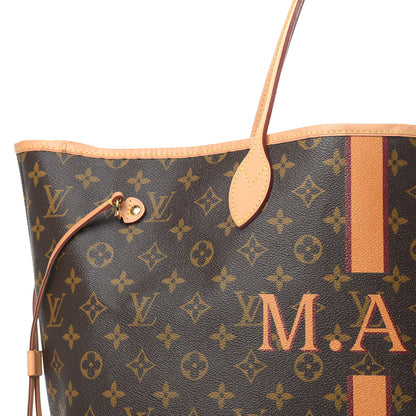 Louis Vuitton Monogram My LV Heritage Neverfull GM Orange Bordeaux 9 of 14