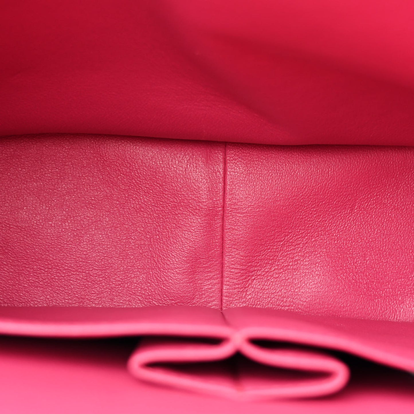 Patent Maxi Quilted Double Flap Dark Pink