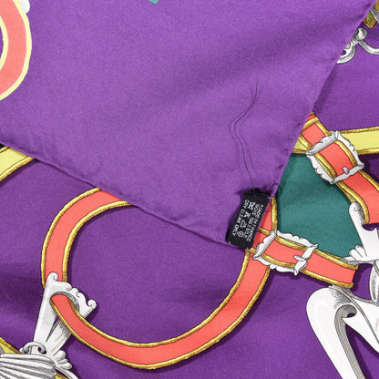 Hermes Silk L'Instruction Du Roy Scarf 90 5 of 5