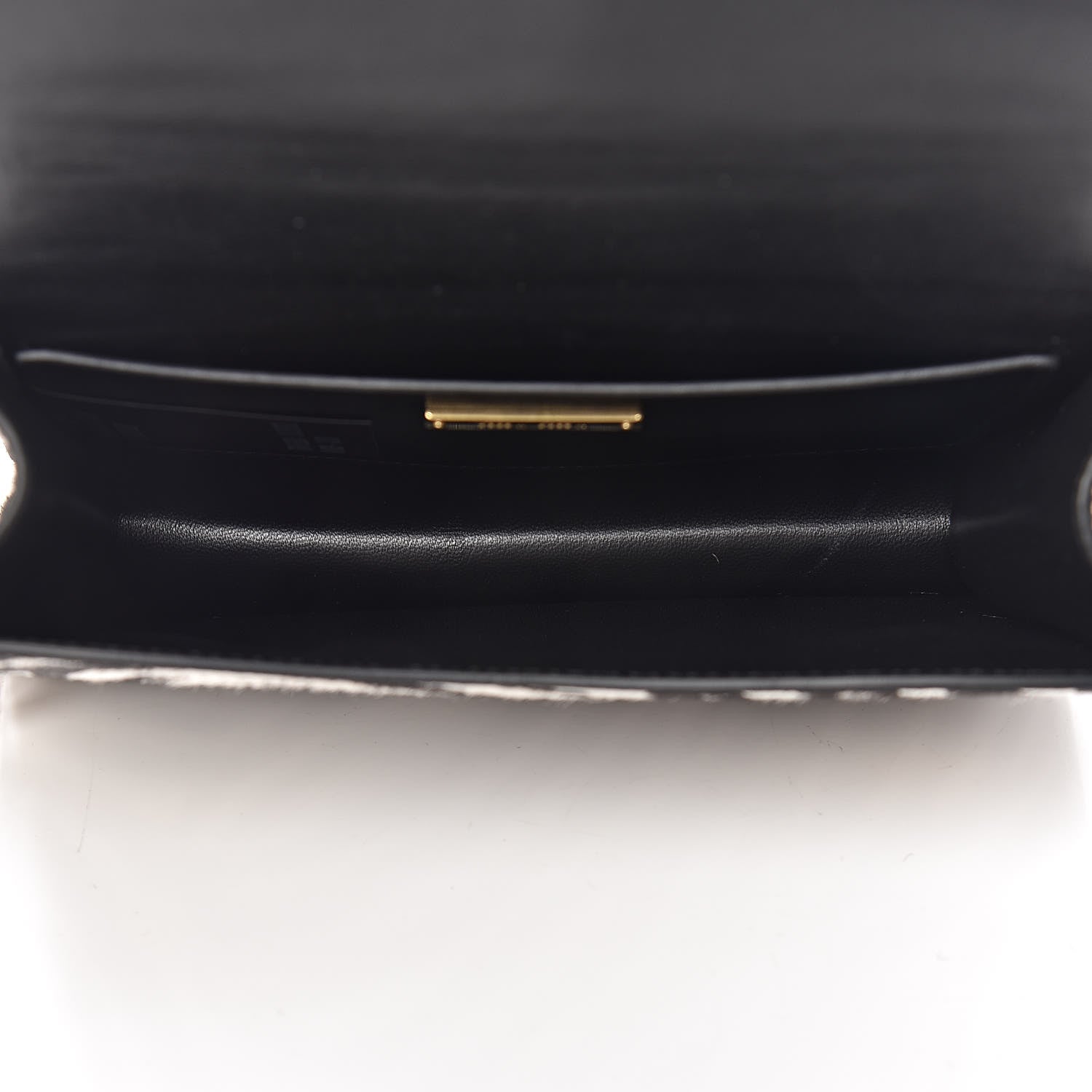 Miu Miu Cavallino Pony Hair Crystal Embellished Shoulder Bag White Black 5 of 12