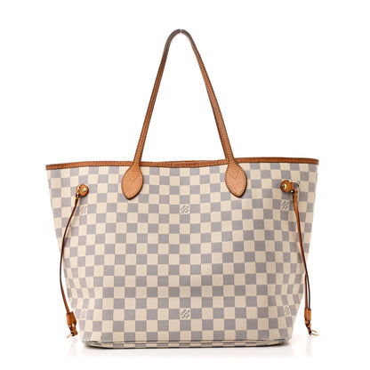 Louis Vuitton Damier Azur Neo Neverfull MM Rose Ballerine 1 of 12