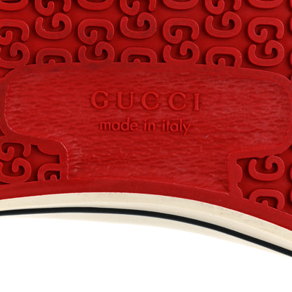 Gucci GG Monogram Web Mens 1977 Tennis Sneakers 7 Beige Ebony Mystic White 7 of 8