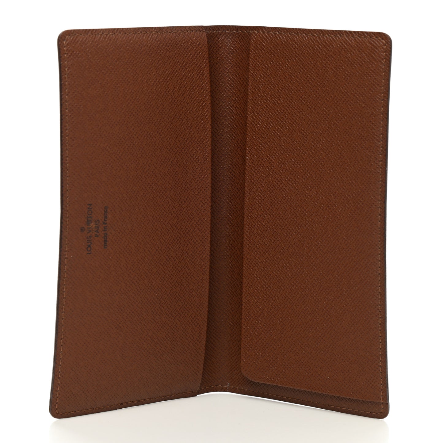 Monogram Simple Checkbook Holder Wallet Cover