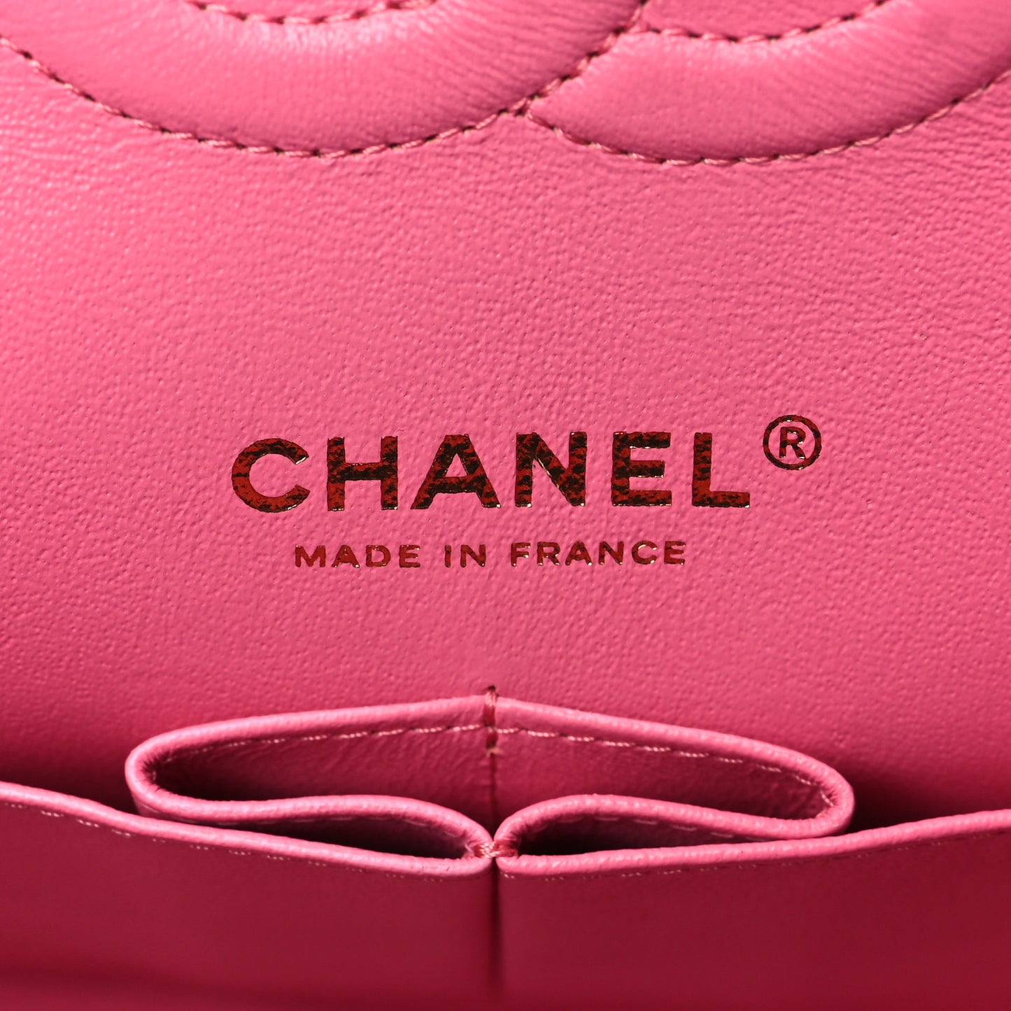 Caviar Quilted Medium Double Flap Pink