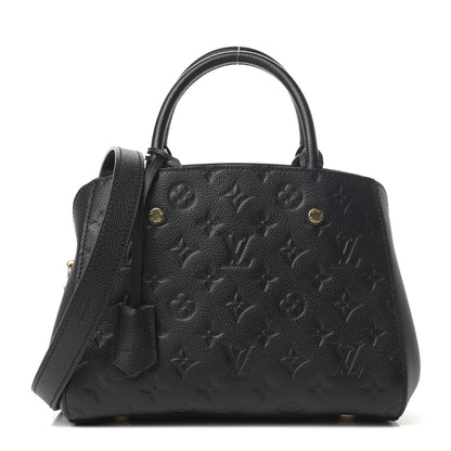 Louis Vuitton Empreinte Montaigne BB Black 1 of 8