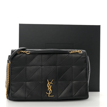 Saint Laurent Lambskin Patchwork Monogram Large Jamie Black 13 of 13
